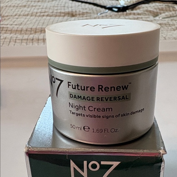 No7 Future Renew Night Cream Damage Reversal. 1.69 fl oz. - Picture 4 of 4